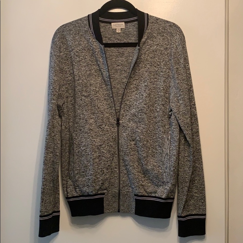 Club Monaco Italy zipper Cardigan size S/P